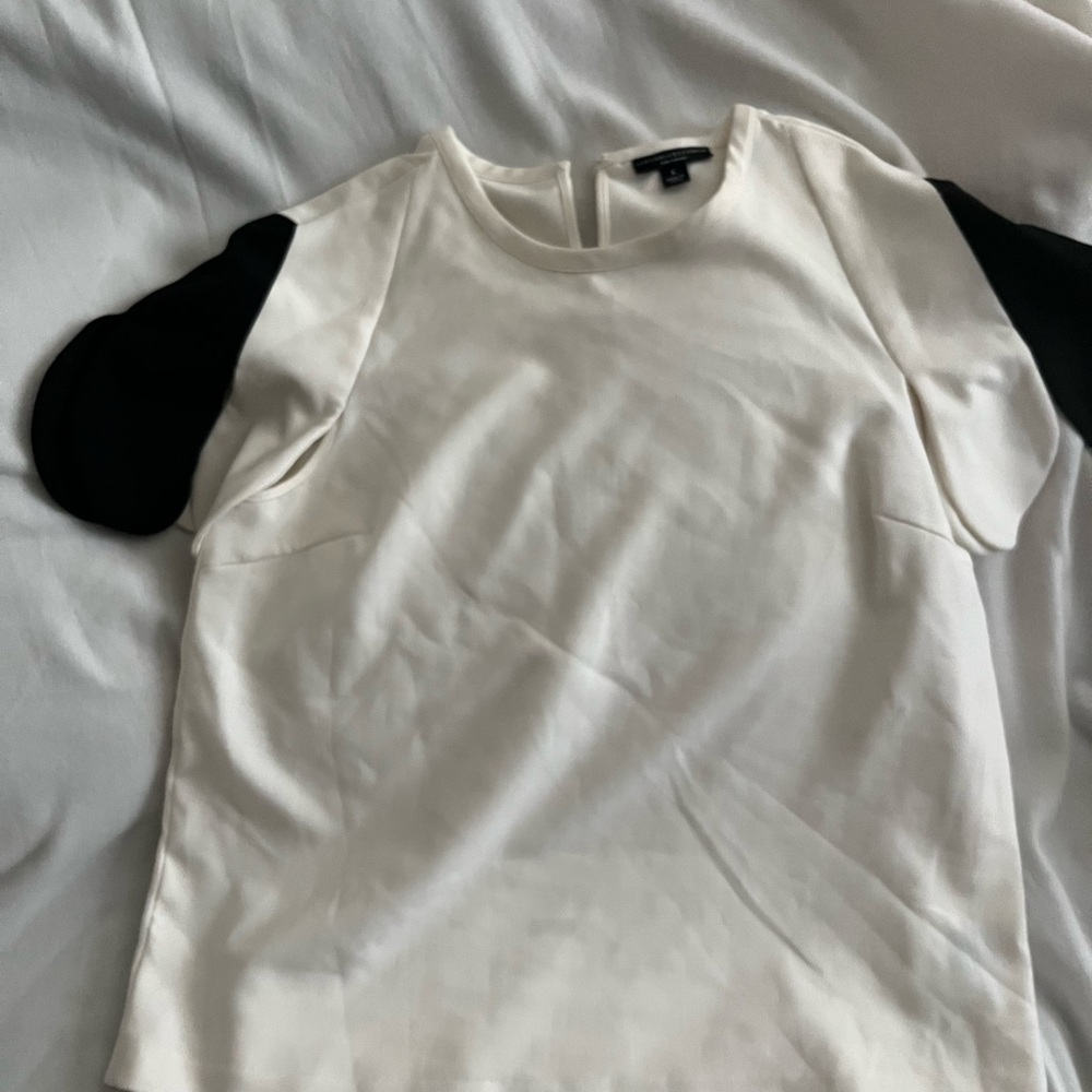 Victoria Beckham blouse with scalloped sleeves